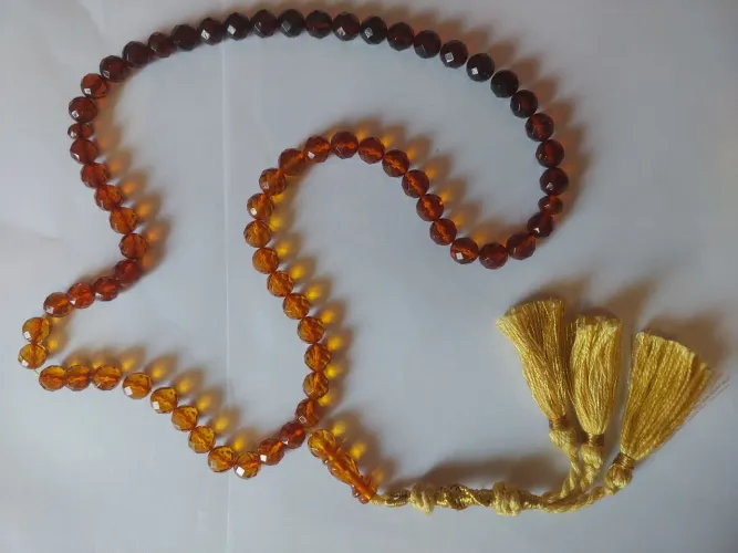 Terço Para Oração. Masbaha, Tasbih. 99 contas acrílicas. Importado do Oriente Médio.