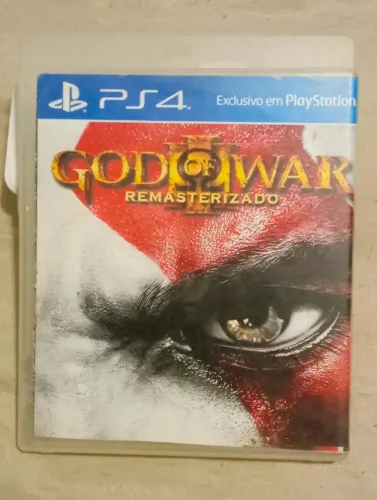 God of war 3 remastered para ps4 mídia física