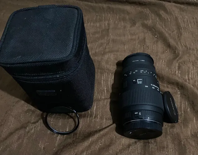Lente Sigma 70-300 APO DG para cânon 