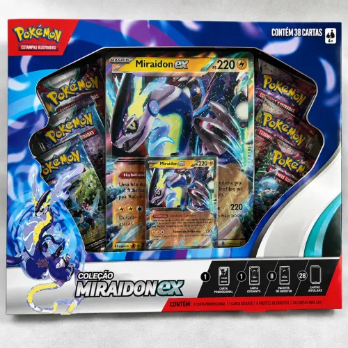 Pokémon TCG Coleção Miraidon ex (PT-BR) Lacrada | Original Copag