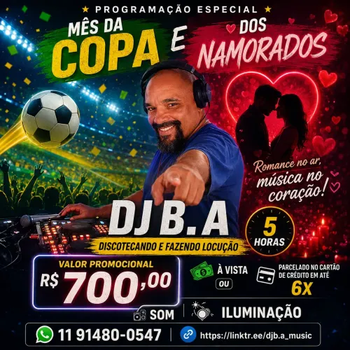 DJ B.A DISCOTECAGEM E LOCUÇÃO 