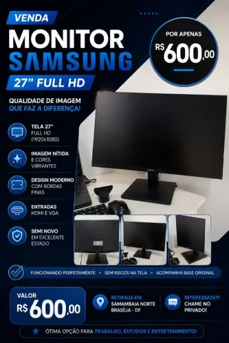 Monitor Samsung 27? Full HD