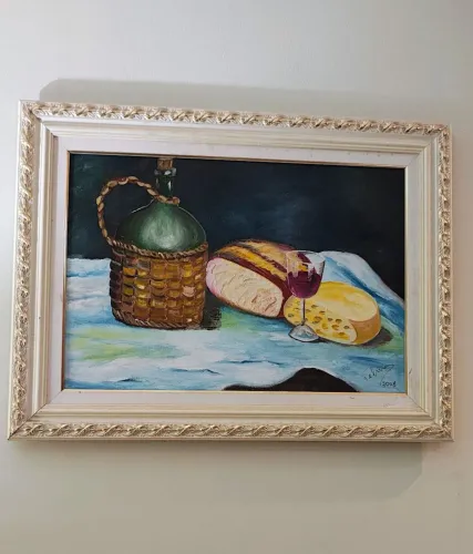Lindo quadro emoldurado medindo 53x70cm