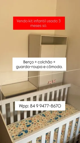 Kit quarto infantil unissex para bebê