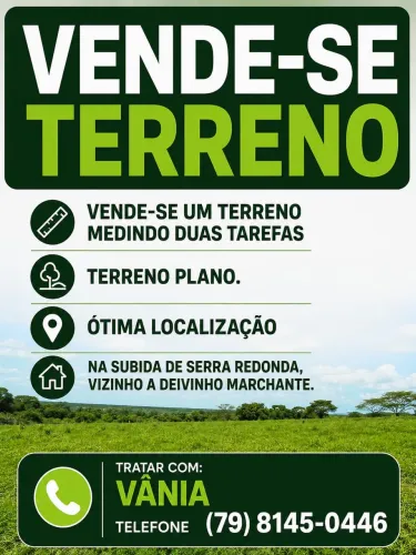Vende-se terreno 