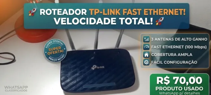 Roteador três antenas