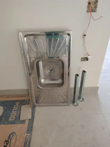 Pia de inox 1.5 m
