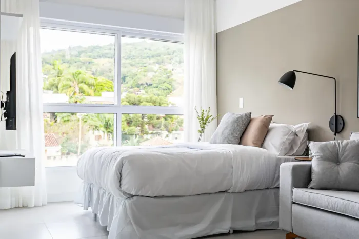 Apartamento Studio 100% Mobiliado para alugar ao lado da UFSC! Só chegar com as roupas