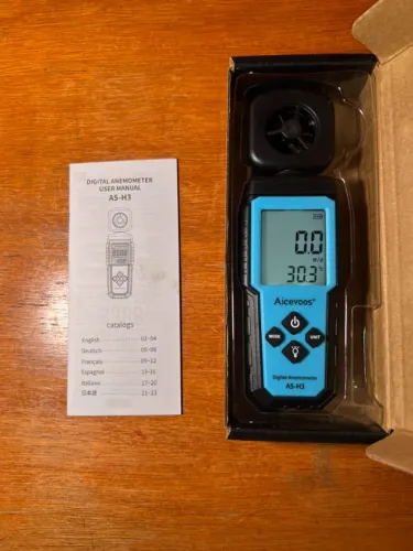 Anemômetro Digital de Alta Precisão Aicevoos AS-H3 - NOVO - FUNCIONANDO 100%