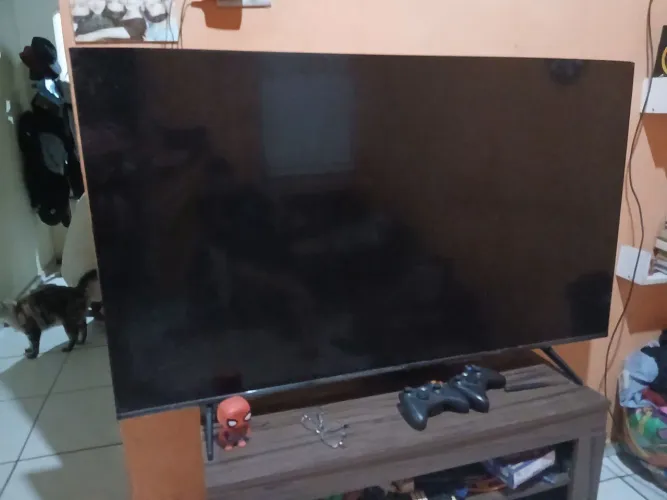 mesa 55 polegadas com display queimado