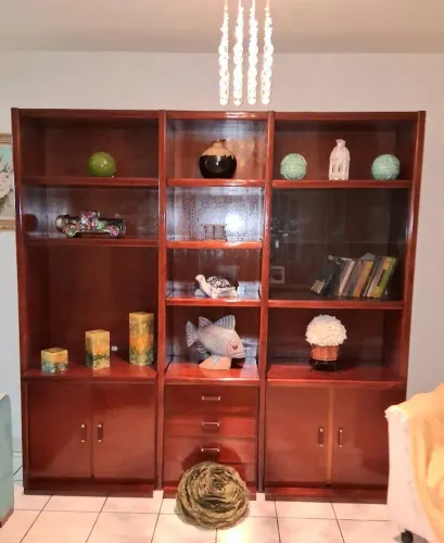 VENDO ARMÁRIO PARA SALA PADRÃO MOGNO ÓTIMO ESTADO DE CONSERVAÇÃO