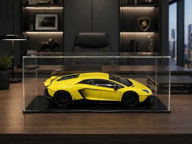 Lamborghini Aventador 50th anniversary Autoart signature escala 1:18