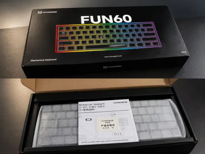 Teclado mecânico Monsgeek FUN60 PRO