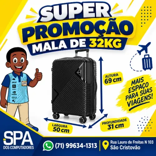 Super Promoção Mala de viagem 32kg em Salvador e região