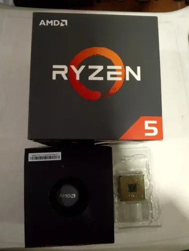 Processador AMD Ryzen 5 1600 cache 19MB, 3.2GHZ (Max Turbo), AM4 - VD1600BBAFBOX