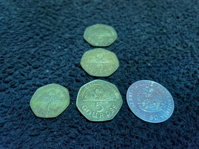 Coleção moedas do Haiti antigas