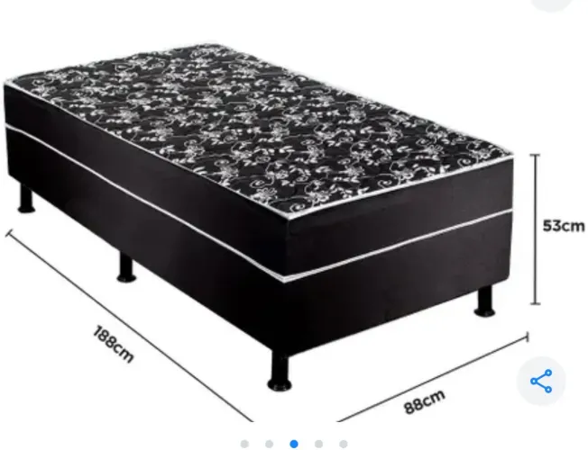 Cama solteiro uni box