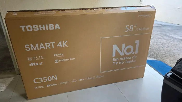 Caixa de TV Toshiba 58" (Original) - C350N