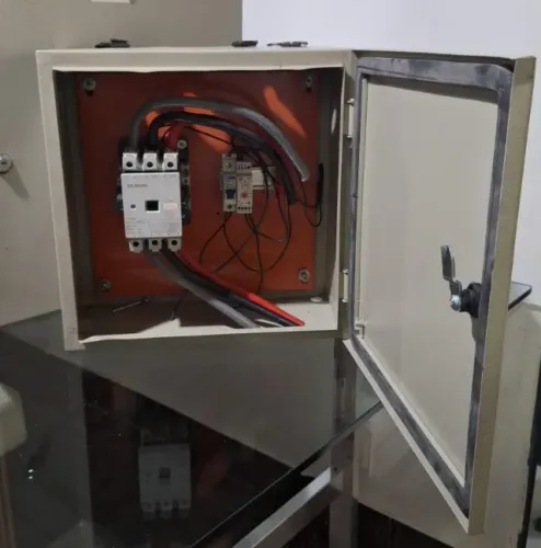 Painel de Comando Siemens 3TF48 100A 50HP - 40x40 Painel montado pra motor 50 hp