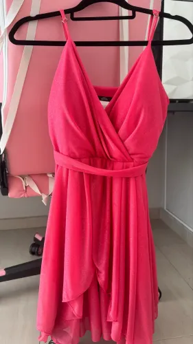 vestido de festa pink tamanho pp