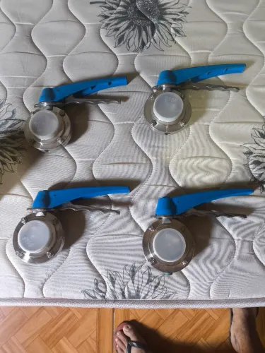 Válvulas de inox 2 polegadas e 1.1/2
