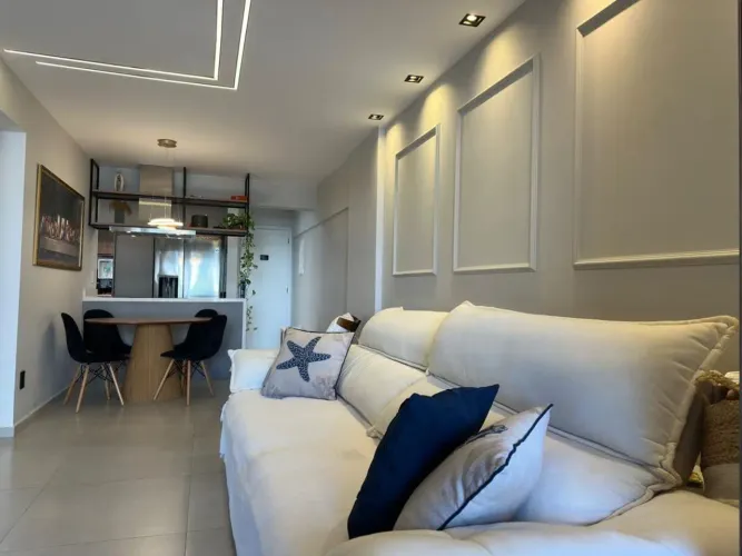 Apartamento para Locação no Canto do Forte - Praia Grande  Mobiliado e Decorado