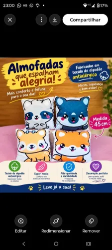 Almofadas de bichinhos , lindas! 