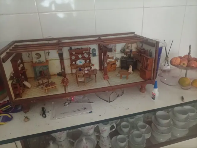 Cozinha miniatura coleção revista