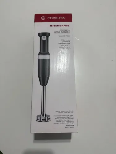 MIXER KitchenAid Go Cordless Multi-Speed Hand Blender 180W - Liberdade e Potência