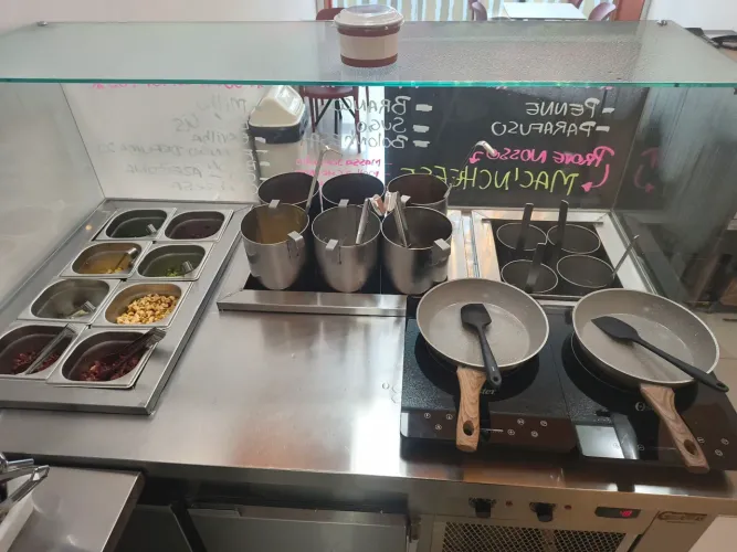 Estação de Massas Tipo Spoleto - Balcão Refrigerado e Cozimento Integrado<br><br>ou
