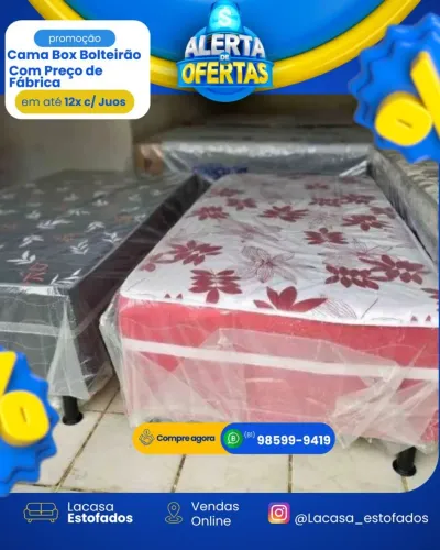 Cama box Solteirão