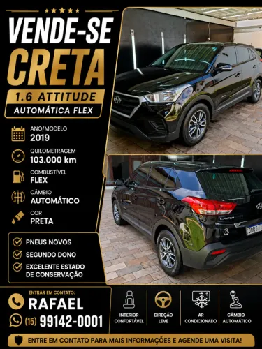 Hyundai Creta Attitude 1.6 16V Flex Aut. 2019