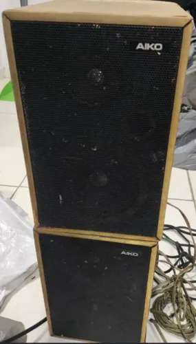Par De Caixas Acústicas Originais Aiko System 3000 (Para Restauro ou Peças)