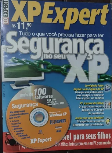 Cd ROM 100 SoftWares - Revista CD XP Expert Ano 1 Nº 3 - 2000 - Raridade - É vintage