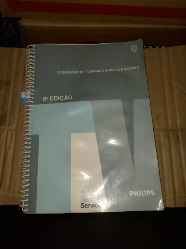 Manual de serviço e esquemas de tvs original da philips oitava edição