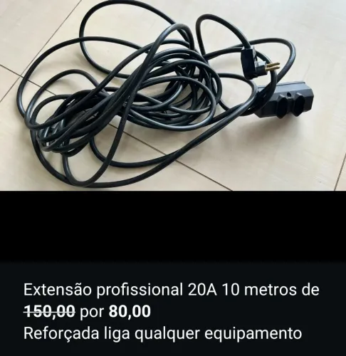 Extensão elétrica 10m 20A