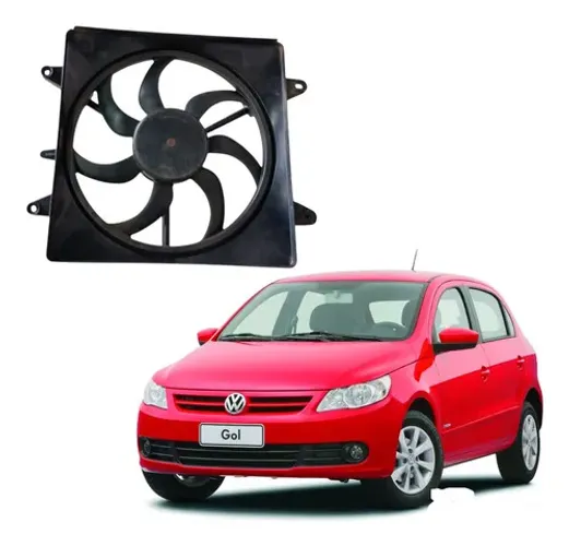 Ventoinha Defletor Eletroventilador Vw Gol G5 1.0 2009 2013