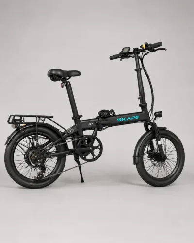 Bicicleta elétrica dobrável Skape S+ ? 350W, aro 20, Semi-nova