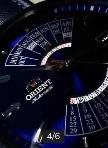 Relógio orient calendário perpétuo 