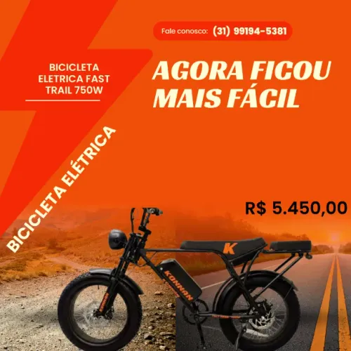 BICICLETA ELÉTRICA 750W