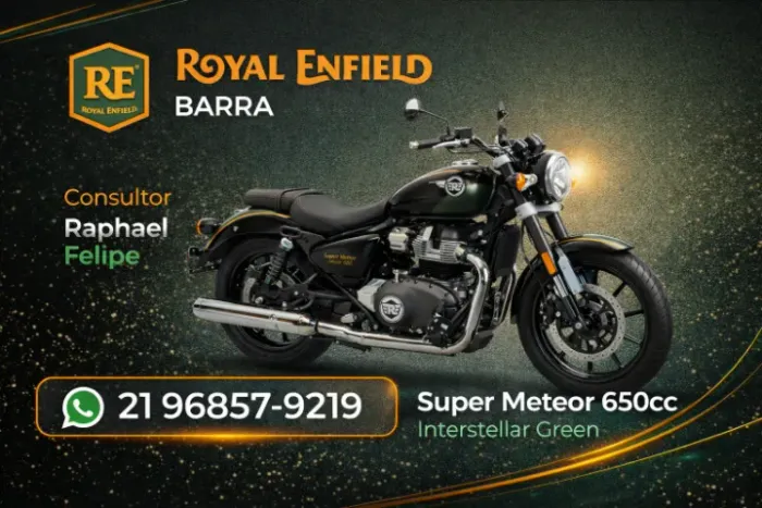 SUPER METEOR 650CC 2026 !!!0KM!!! RAPHAEL FELIPE   2 1 9 6 8 5 7 9 2 1 9