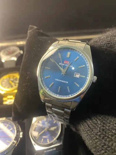 Relógio Social Masculino Pulseira de Aço
