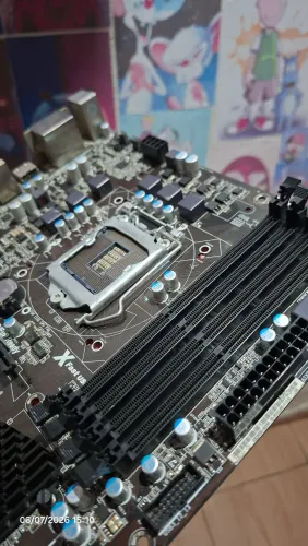 Placa mãe H77PRO-4M SUPORT. 2°GER até a 3°GER