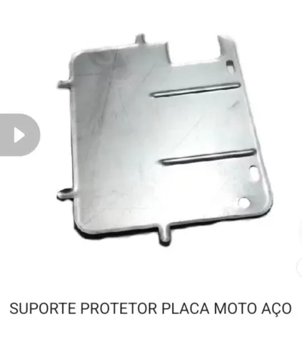 Suporte para placa de moto em aço 9,8,1,0,4,1,9,7,9