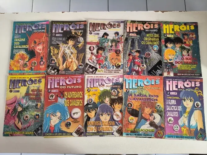 Revista Heróis do Futuro (9 volumes)