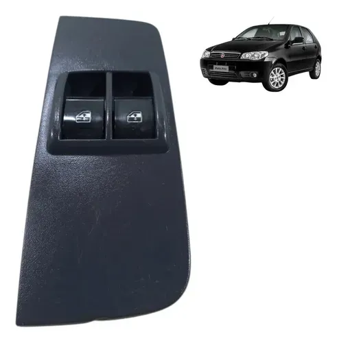 Botão Interruptor Duplo Vidro Elétrico Esquerdo Fiat Palio