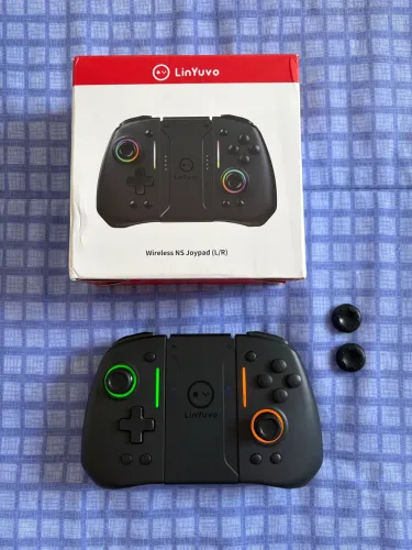 Controle LinYuvo Nintendo Switch KS42 Joycon Sem Fio