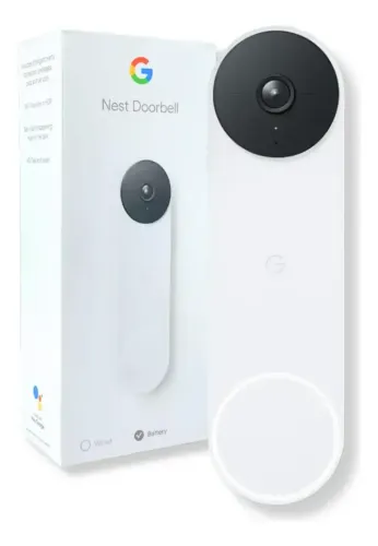 Campainha Google Nest Doorbell Bateria 2nd Gen