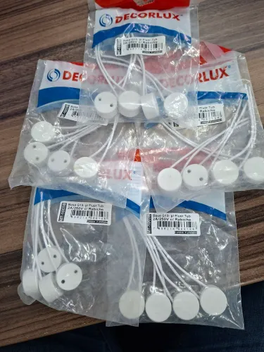 Kit 20 Soquete Tomadinha Rabicho G13 lâmpada tubular t8