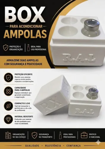 Box para Ampolas 